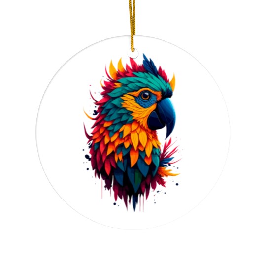 macaw Ceramic Ornaments