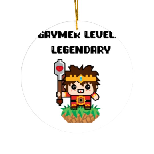 Gaymer Level Legendary Ceramic Ornaments