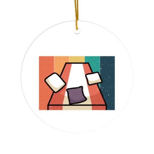 Local Cornhole Champion Bean Bag Lover Ceramic Ornaments