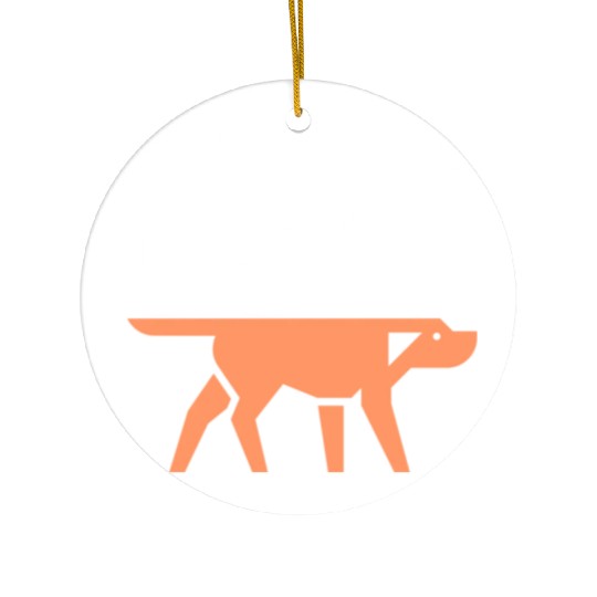 MY DOG IS MY SAFETY Ceramic Ornaments