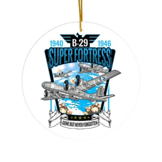 World War 2 Aircraft Wwii B-29 Superfortress Bombe Ceramic Ornaments