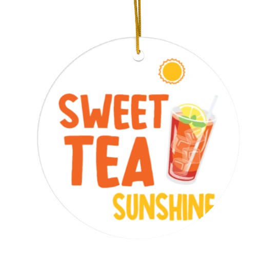 Sweet Tea And Sunshine Ceramic Ornaments