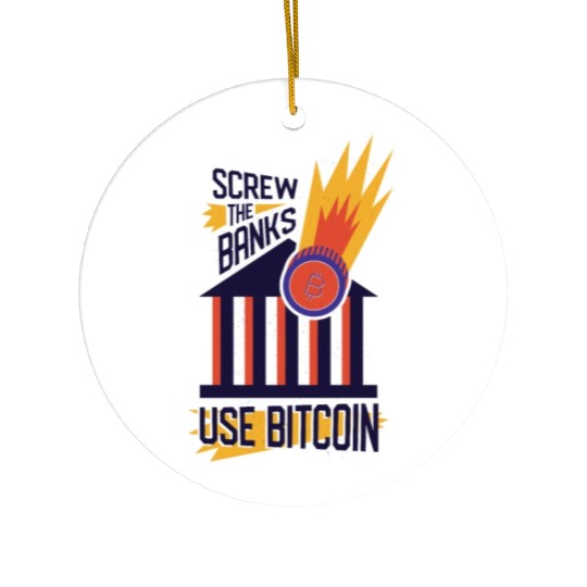 Use Bitcoin Ceramic Ornaments