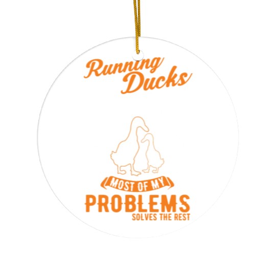 Indian Runner Gift Running Duck Ceramic Ornaments