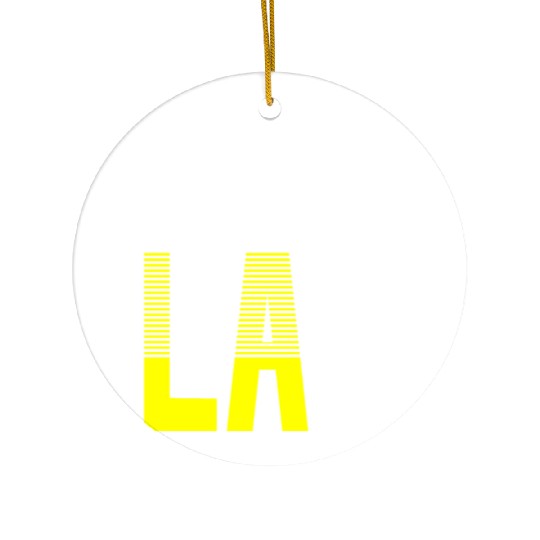 Los Angeles LA West Coast Ceramic Ornaments