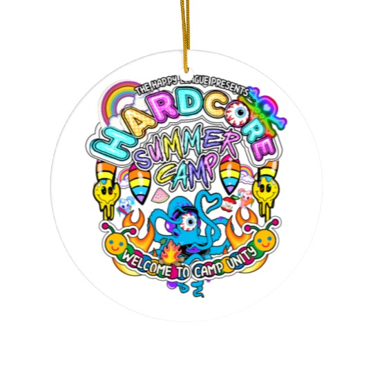 Hardcore Summer Camp Ceramic Ornaments