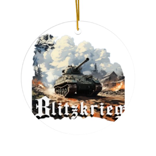 World War 2 Blitzkrieg Ceramic Ornaments