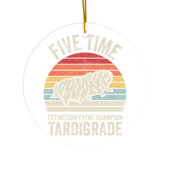 Microbiology Biologist Tardigrade Ceramic Ornaments