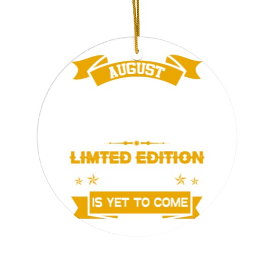 August 1968 Birthday Surprise Ceramic Ornaments