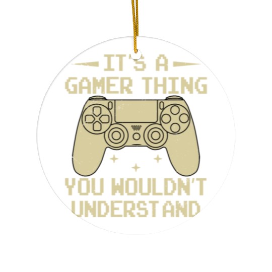 Game Console Gamer Video Game PC Gaming Controller Ceramic Ornaments