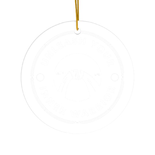 Martial Arts Unleash Your Inner Warrior Ceramic Ornaments