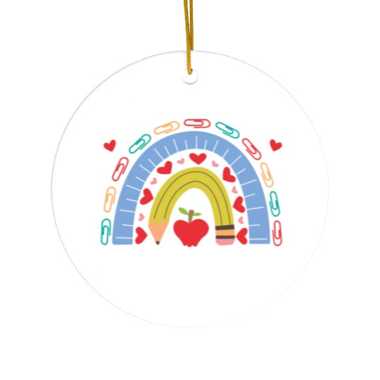 Reading Teacher Ceramic Ornaments