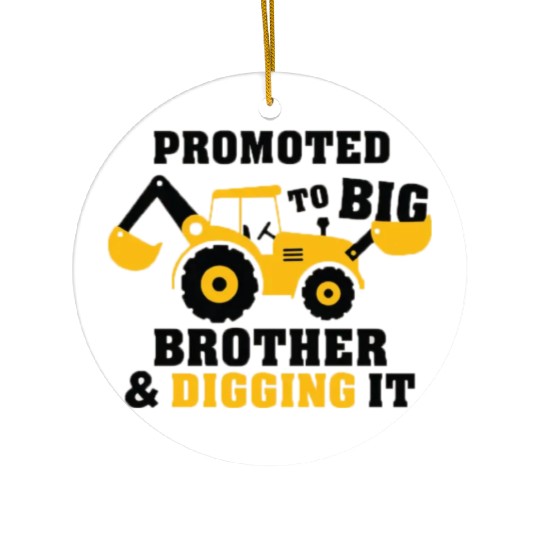 Promoted to big brother & digging it for newborn Ceramic Ornaments