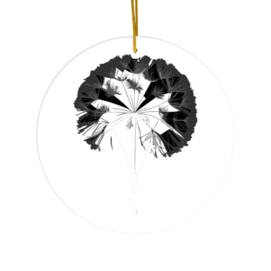 Dandelion tattoo Ceramic Ornaments