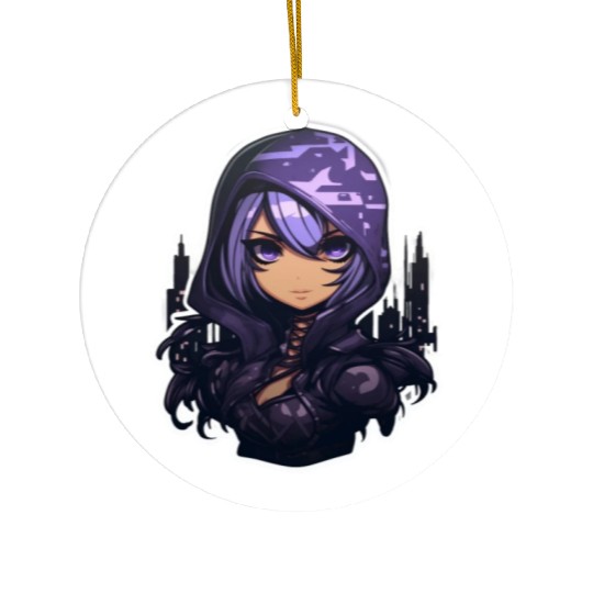 Cartoon Assassin Camouflage Ceramic Ornaments