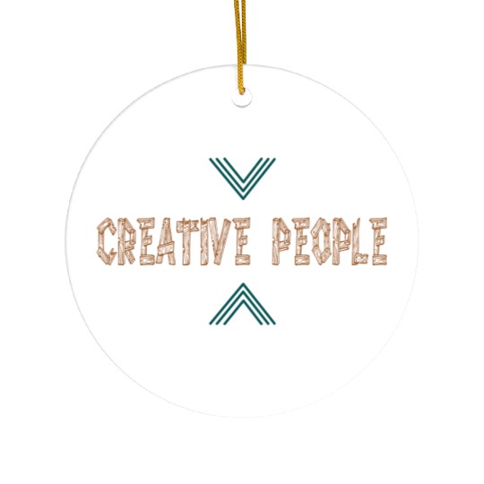 Creative People Ceramic Ornaments