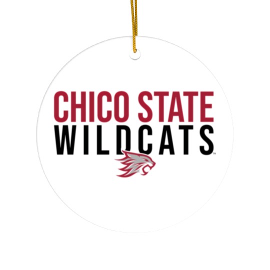 Chico State Wildcats Ceramic Ornaments