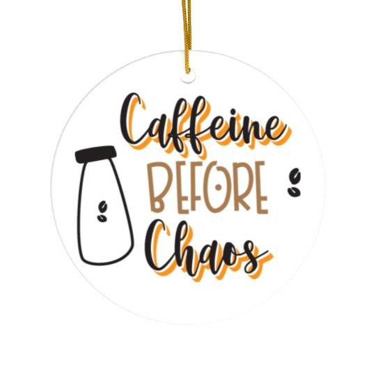 Caffeine Lover Cup Of Coffee Lover Ceramic Ornaments