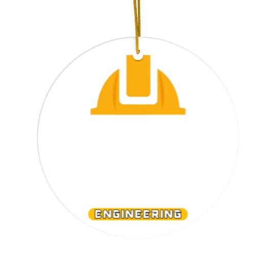 engineering: Engineer's helmet logo Ceramic Ornaments