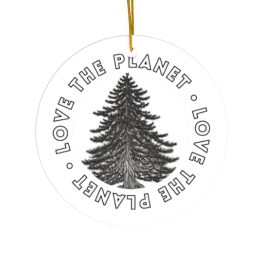 Tree: detailed, relaxing, & positive Ceramic Ornaments