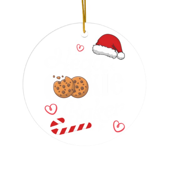 Head Cookie Baker Ceramic Ornaments