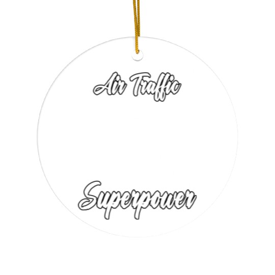 Air Traffic Control Funny Aviation For Atc Flight Ceramic Ornaments