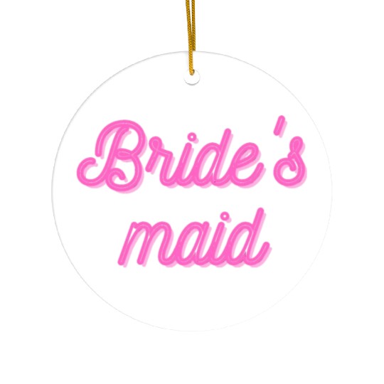 Bride's maid Ceramic Ornaments
