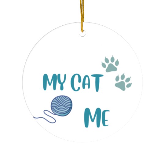 Cat Meme Funny Ceramic Ornaments