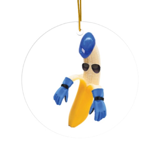 Engineering Banana // Prowess with fruity charm Ceramic Ornaments