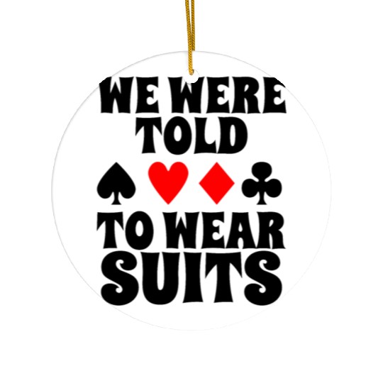 Funny Poker Player Design Ceramic Ornaments