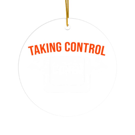 Taking Control I Geek Computer Nerd Ceramic Ornaments