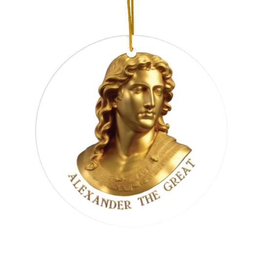 Alexander the Great, the great Greek warrior. Ceramic Ornaments