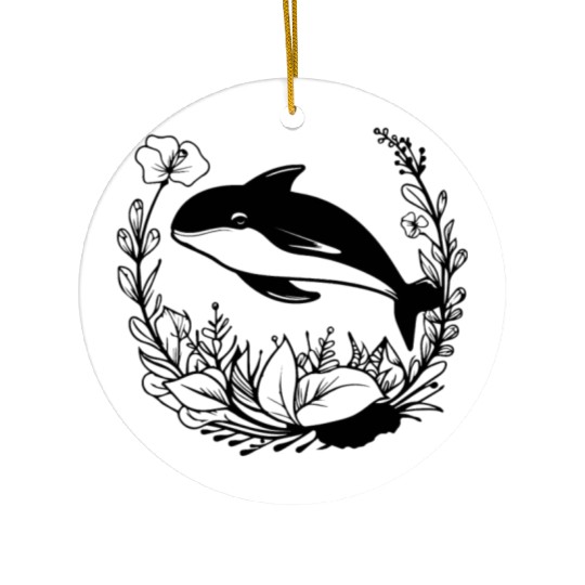 Whale Ocean Marine Ceramic Ornaments