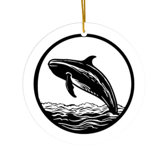 Whale Ocean Marine Ceramic Ornaments