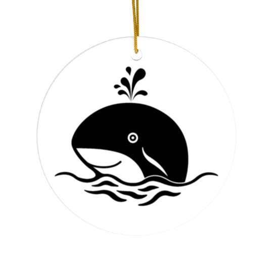 Whale Ocean Marine Ceramic Ornaments
