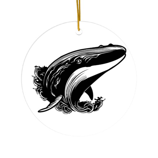 Whale Ocean Marine Ceramic Ornaments