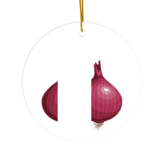 I Don't Care About Your Opinion Onion Pi Math Joke Ceramic Ornaments