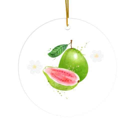 Guava T It Life Is Sweet Ceramic Ornaments