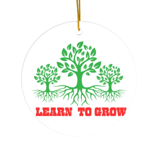 Growth Tree Inspirational Design Ceramic Ornaments