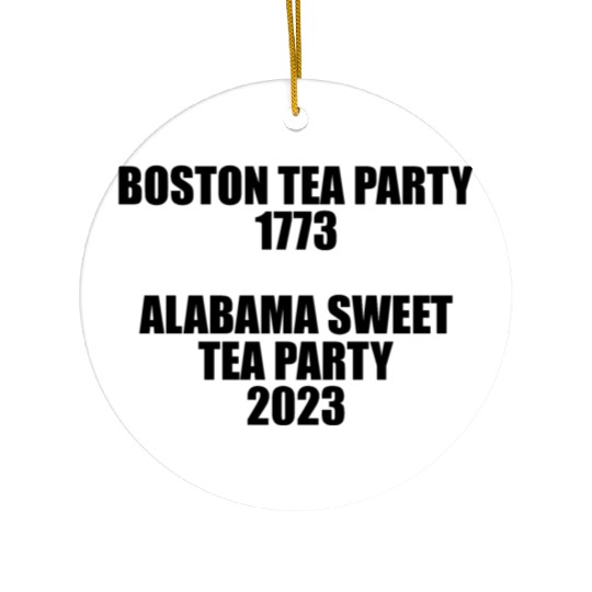 Sweet Tea Party 2023 Ceramic Ornaments