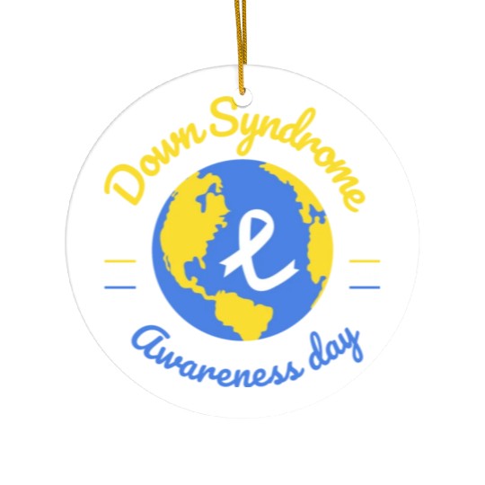 World Down Syndrome Awareness Day Ceramic Ornaments