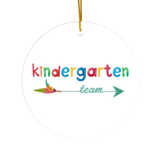 Kindergarten Teacher Team Ceramic Ornaments