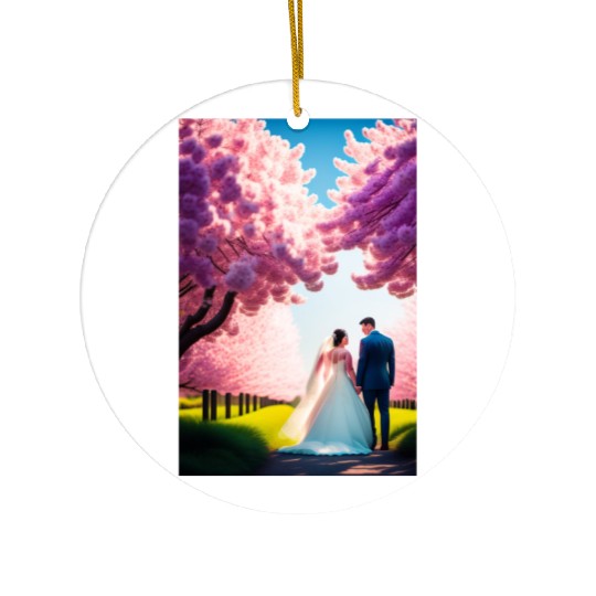 SPRING WEDDING Ceramic Ornaments