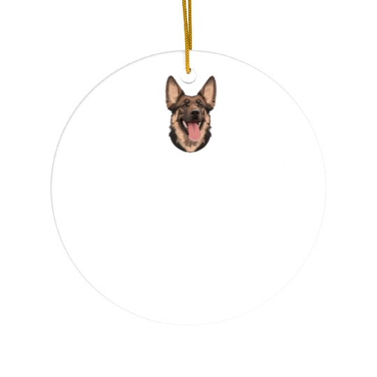 German Shepherd Mama Ceramic Ornaments