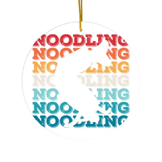 Noodler Catfish Noodling Expert Flathead Fish Ceramic Ornaments