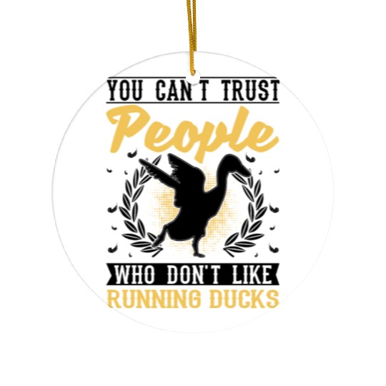 Indian Runner Gift Running Duck Ceramic Ornaments