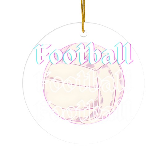 Football is life , sport lover Ceramic Ornaments