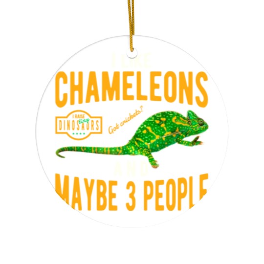Chameleon Lizard Ceramic Ornaments