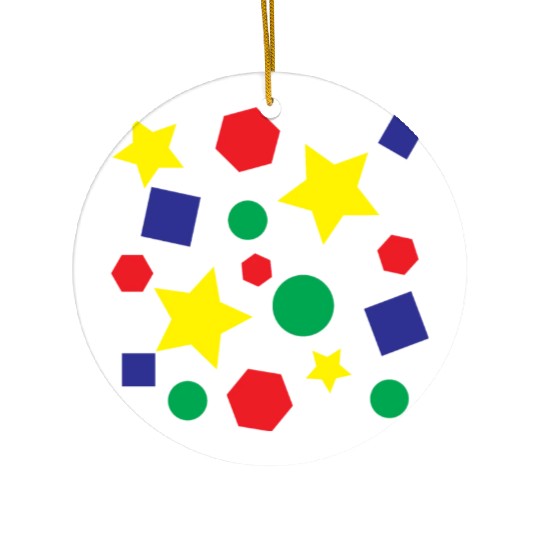 Ceramic Ornaments Includes patterns multi-colored