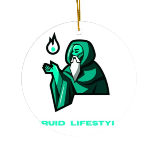 druid lifestyle Ceramic Ornaments